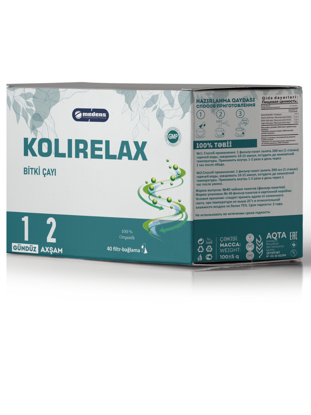 Kolirelax (Qastroenteroloji çay)